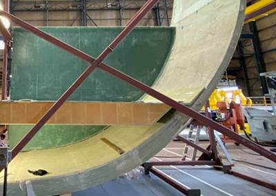 RAMSSES project for developing sustainable composite ship construction